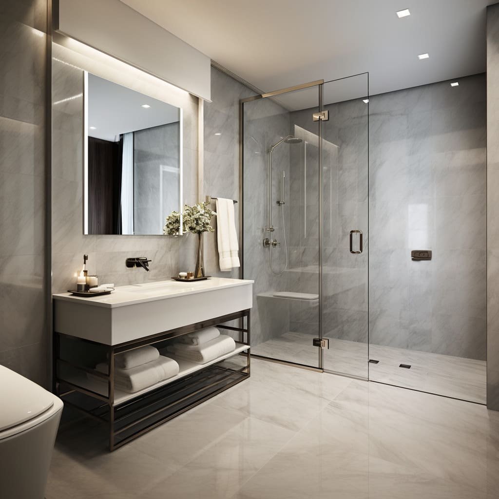 Modern bathroom styles